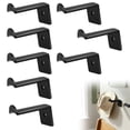 thumbnail image 2 of Adhesive Hat Hooks for Wall, 2.76 Inch ABS Plastic Cowboy Hat Rack Baseball Cap Storage Hook, Durable Hat Organizer Hat Display Hangers for Home Bedroom Wall Door Closet Decoration, 2 of 4