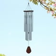 thumbnail image 4 of Outdoors Wind Chimes Sympathy Memorial - Soothing Melodic Tones. Bamboo and Aluminum Chime Great as a Gift for Your Patio Porch Garden and Backyard (31.49" ), 4 of 5