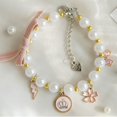 thumbnail image 4 of Collar de moda para mascotas, accesorios para el cuello con corona de perlas para gatos, adornos, Collar de peluche para Gato, Collar de joyería de perlas, 4 of 5