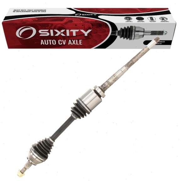 Sixity Front Right CV Axle compatible with Ford Escape 1.5L L4 2013-2019 - Passenger Side Complete Axle Shaft Assembly