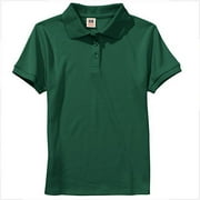 Faded Glory Fg Girl's Sls Uniform Polo W/ Pico