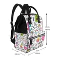 thumbnail image 2 of Pofeuu Fun Animal with Unicorn Print Diaper Bag Backpack, Multifunction Travel Pack Maternity Baby Changing Bags, Large Capacity, Waterproof, 2 of 6