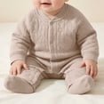 thumbnail image 7 of Bxsruta Baby Bodysuit Cotton One-Piece Romper Long Sleeve and Play Outfit, 7 of 7