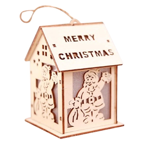 Adorno Navideño de Madera Xihbxyly Colgante Creativo para Pared