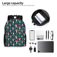 thumbnail image 5 of Rocae Amanita Mushroom print Computer bag with separate compartment, suitable for 15 inch laptop backpack, gift for men and women, 5 of 8