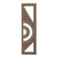 thumbnail image 4 of Regla multifuncional, suministros de aleación de aluminio, regla de medición, plantilla de dibujo geométrico para dibujo a medida, escritura, costura, Café DYNWAVEMX Regla geométrica, 4 of 8
