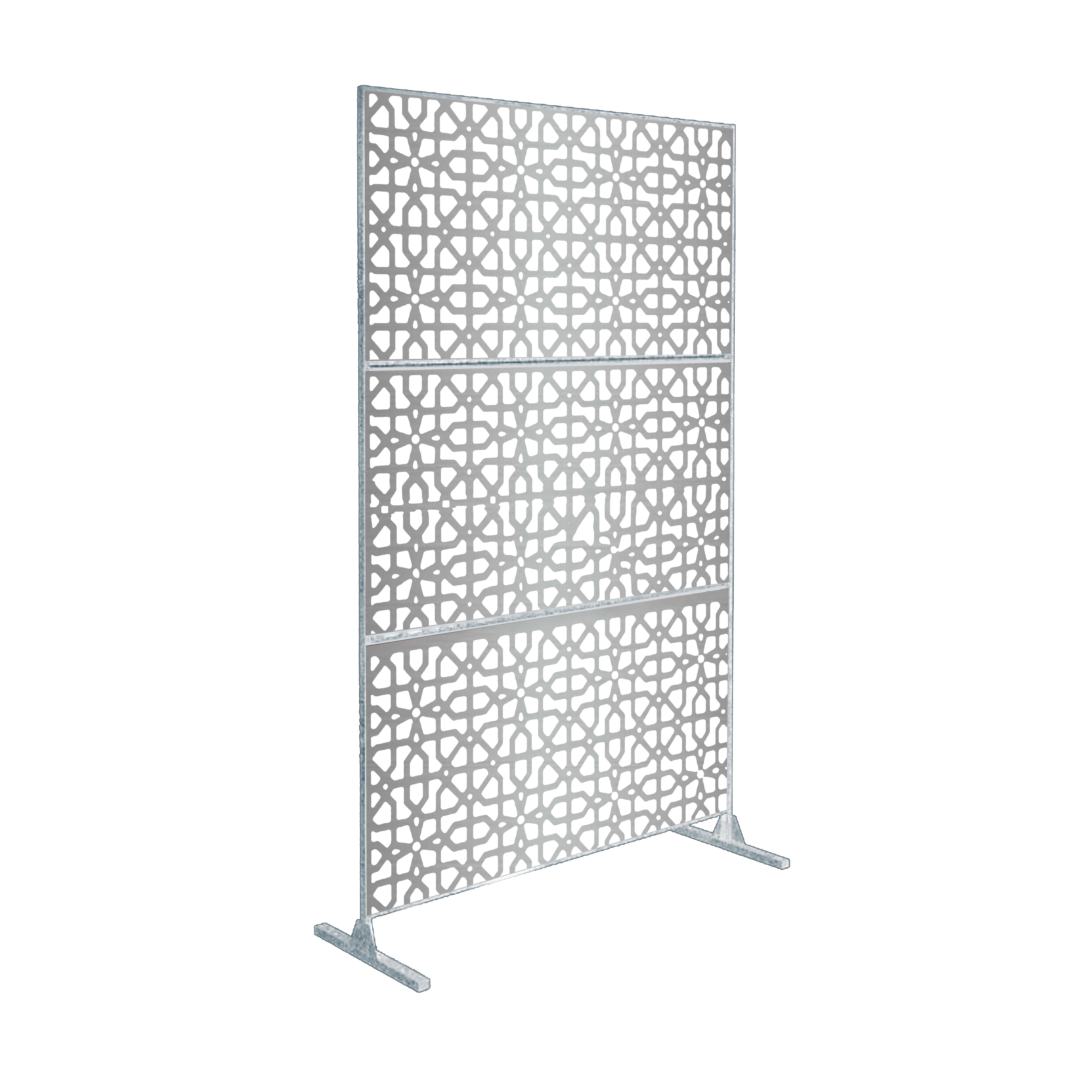 6' H x 4' W Laser Cut Metal Privacy Screen,Metal Privacy Screen Fence, Metal Wall Art, Outdoor