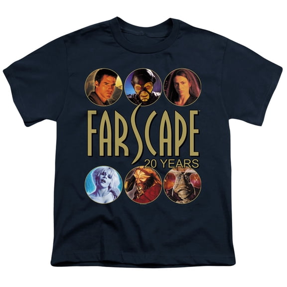 Farscape 20 Years S/S Youth 18/1 T-Shirt Navy