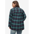 thumbnail image 2 of Ellos Women's Plaid Flannel Shirt Shirt, 2 of 6