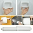 thumbnail image 1 of 3Pcs Toilet Paper Holder Convenient Spring-Loaded Easy Installation Replacement Adjustable Toilet Paper Roller, 1 of 8