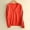 Orange, variant on Clearance Clothes Under $10.00 Abomasnow Cardigan Sweaters for Women Long Sleeve V Neck Button Down Open Front Sweaters