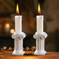 thumbnail image 6 of 2 Pieces Roman Pillar Statues Greek Columns Mini Resin Decorations for Wedding Table Garden Centerpieces, 6 of 9