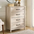 thumbnail image 5 of Better Homes & Gardens Modern Farmhouse 4-Drawer Dresser, Rustic White Finish, 5 of 8