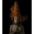 thumbnail image 2 of Sanchez, Alfredo 20x22 White Modern Wood Framed Museum Art Print Titled - Roots A Plants Praying For Rain...!!!!!!, 2 of 4