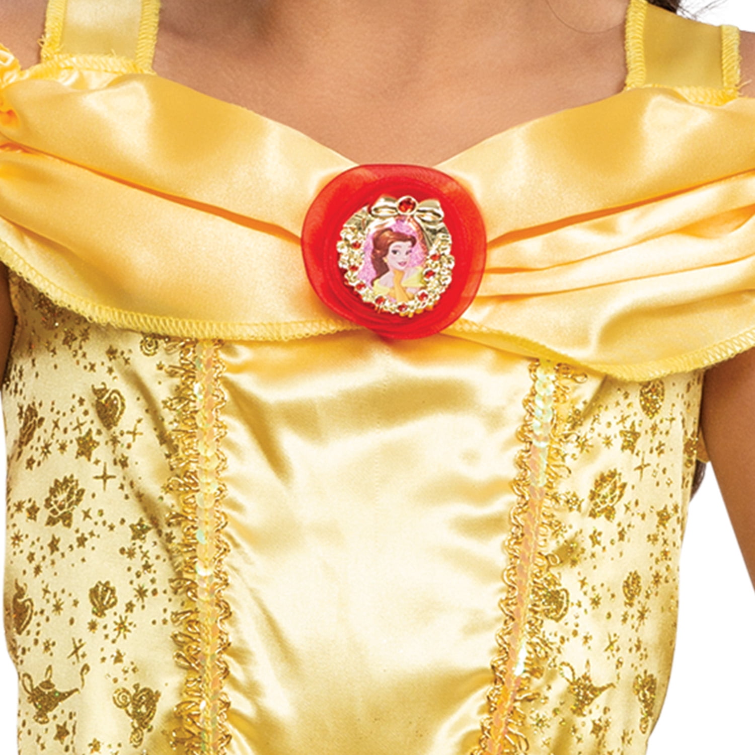 Disney Beauty & The Beast Belle Halloween Costume for Children, Girls Size S (6/6X), by Disguise