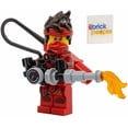 thumbnail image 1 of LEGO Ninjago: Kai The Island Minifigure with Flamethrower Torch and Tile, 1 of 5