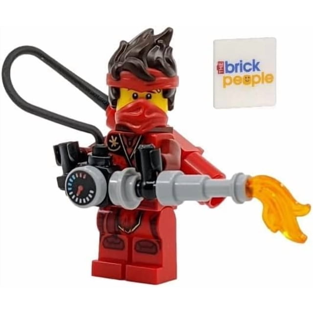 LEGO Ninjago: Kai The Island Minifigure with Flamethrower Torch and Tile