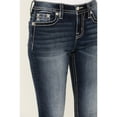 thumbnail image 4 of Miss Me Women's Dark Wash Mid Rise Dreamcatcher Pocket Stretch Bootcut Jeans - M9203SB 32W x 34L, 4 of 4