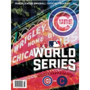Angle View: 2016 World Series Official Program Chicago Cubs