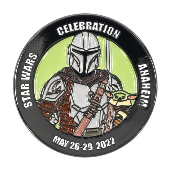 Star Wars: The Mandalorian Din Djarin and Grogu Enamel Pin | SWC 2022 Exclusive