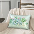 thumbnail image 3 of Easygdp Succulent Pillowcase 20×30 inches, Throw Pillowcase with Invisible Zipper for Bedroom, Sofa, Office, 3 of 8