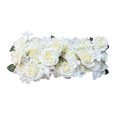 thumbnail image 2 of Deyuer Artificial Flower with Green Leaves Realistic Artificial Rose Flower Row T Stage Decor Wall Arrangement Supplies,E, 2 of 8