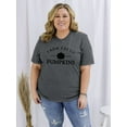 thumbnail image 4 of XCHQRTI Pumpkin Plus Size Women Tshirt Its Fall Yall Thanksgiving Short Sleeve Graphic Tees, 4 of 8