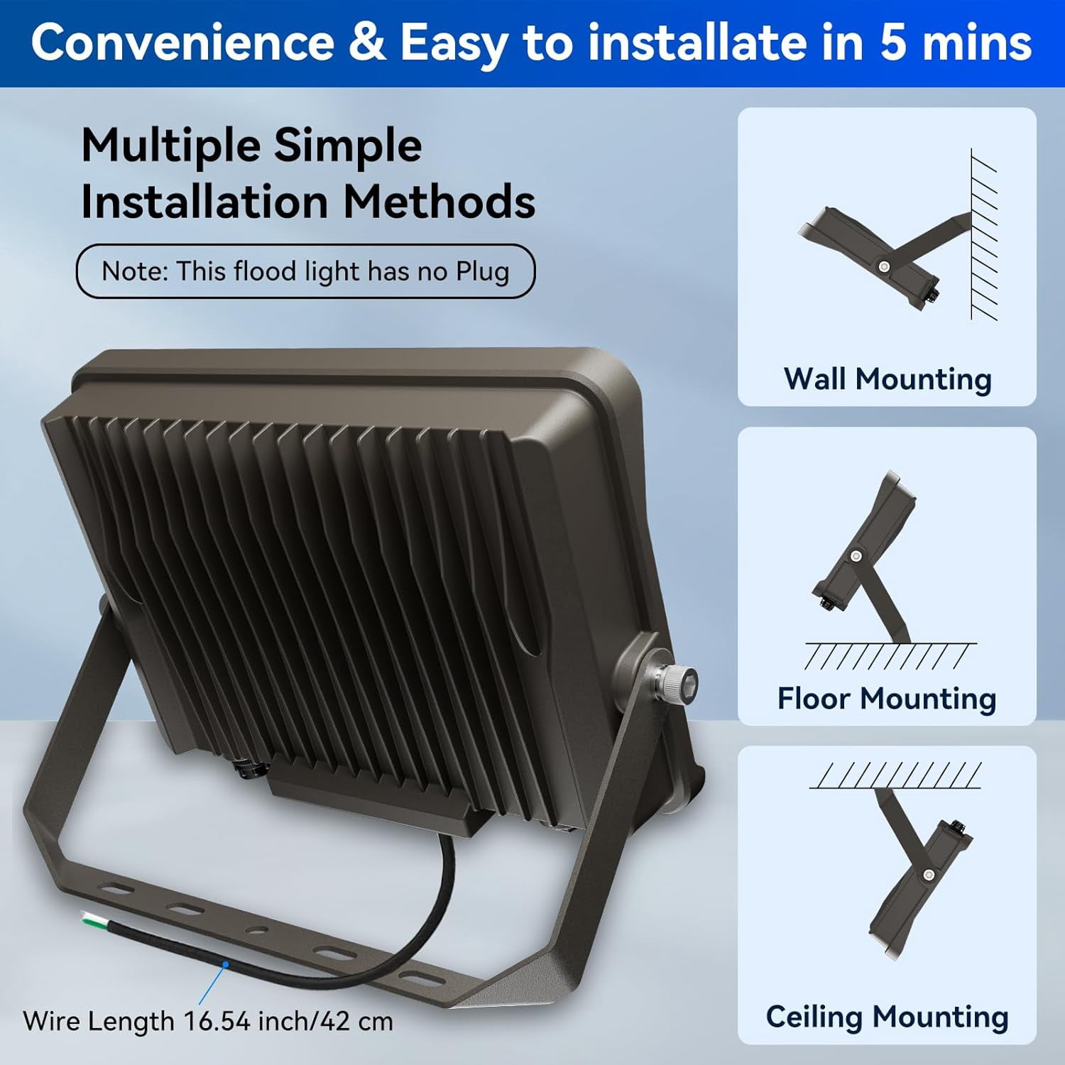 200W LED Flood Light Outdoor, 22000 Lumens 5000K Daylight, Dusk to Dawn Photocell, IP65 Waterproof Parking Lot Light with Adjustable Mount for Yard