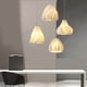 thumbnail image 1 of PVC Shade Living Room Chandelier Wave Design Ceiling Chandelier A, 1 of 5