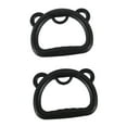 thumbnail image 3 of S SERENABLE 2 Pcs Anneaux de Gymnastique Installation Facile pour Enfants Noir, 3 of 9
