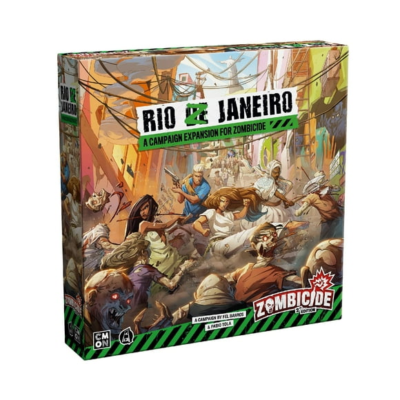 Zombicide: Rio Z Janeiro Board Game Expansion - Carnaval-Themed Zombies & New Campaign! Cooperative Tabletop Miniatures Strategy Game, Ages 14+, 1-6 Players, 1 Hour Pla