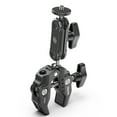 thumbnail image 1 of FlyFlise Ulanzi R094 Multi-functional Super Clamp Ball Mount Clamp Dual 360° Rotatable Ballhead Aluminum Alloy, 1 of 8
