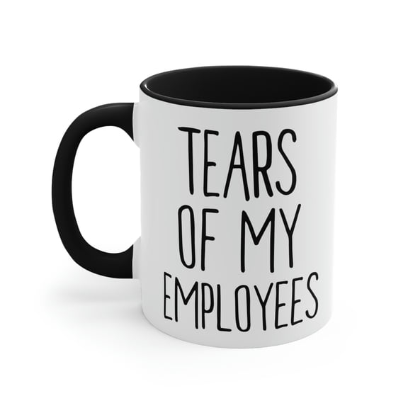 Boss Mug Gift 11oz Ceramic Accent Coffee Mug, Funny Tea Cup for Supervisor, Dishwasher Safe Mug