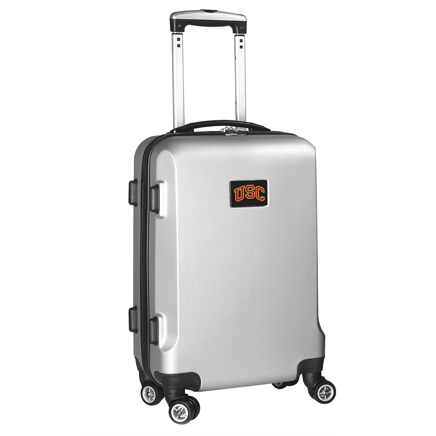 USC Trojans 21" 8-Wheel Hardcase Spinner Carry-On - Silver
