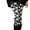 White, variant on Tummy Control Leggings for Women Bat Dot Printed High Waist Athletic Tights Yoga Pants,Black,S