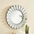 thumbnail image 2 of Sparkle 39.5 in. Contemporary Round Mirror in Clear, 2 of 3