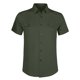 thumbnail image 1 of Camisa cargo para hombre, manga corta, ajuste regular, con botones, camisas de safari con bolsillos Verde S, 1 of 6