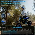 thumbnail image 4 of RIXOC DK-12 Electric Dirt Bike,3 Speed Modes up to 15.5 mph, Peak 700W 36V 5.2Ah Max 14Miles Electric Motorcycle for Child 8+ UL2272, 4 of 9