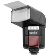 thumbnail image 4 of Opteka IF-800 Autofocus Speedlight Flash with Built-In LED Video Light w/ IR Remote + Cleaning Kit for Sony a9, a7S, a7R, a7, a6500, a3600, a6000, a3500, a3000, a99 Digital Cameras, 4 of 9