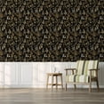 thumbnail image 4 of UMIGGEE 17.3-in x 236-in Floral Wallpaper Peel and Stick Floral Black Wallpaper Self Adhesive Flower Wall Paper Contact Paper Home Decor Wall Covering Old Furniture Renovation, 4 of 9
