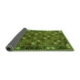 thumbnail image 2 of Ahgly Company Indoor Square Oriental Green Industrial Area Rugs, 3' Square, 2 of 4