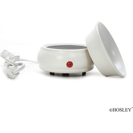 Hosley White Ceramic Electric Fragrance Candle Wax Warmer
