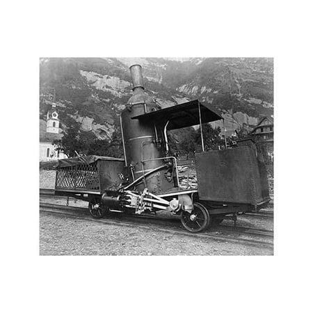 - A travelogue photo taken between 1860 and 1890 of the Rigi Railway in Switzerland Poster Print by unknown