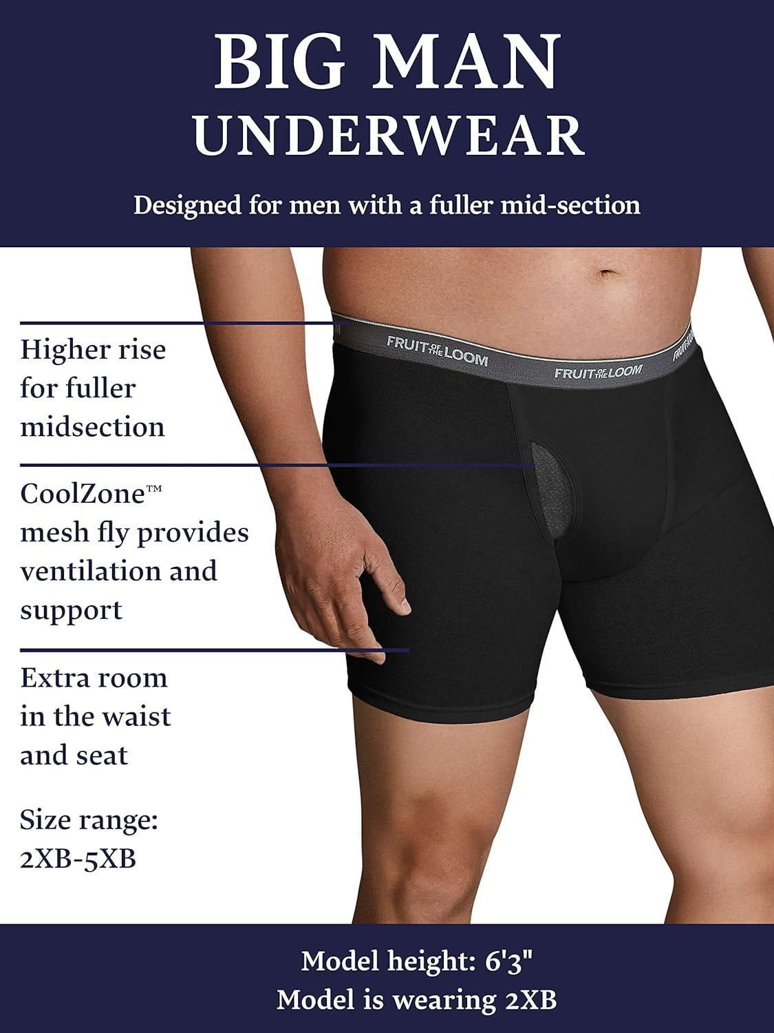 Big man boxer shorts hot sale