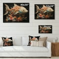 thumbnail image 4 of Designart "Of Colors Fishing Whale wall art I" Animals Print on Natural Pine Wood, 4 of 5