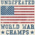 thumbnail image 3 of CafePress - Undefeated World War Champs Light T Shirt - Men's Classic Graphic T-Shirt, 3 of 4