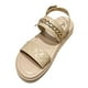 thumbnail image 4 of Sandalias de playa para mujer, zapatillas de almohada para fiesta en la piscina, ducha de viaje, interior y exterior Caqui, 4 of 7