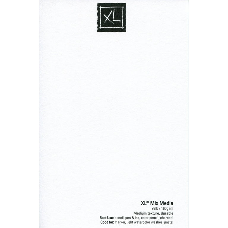 Canson XL Series Mixed Media Pad, Side Wire, 7x10