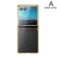 thumbnail image 1 of For Motorola Razr 40Ultra Case Slim Clear Plating Hard HOT Protec B3P2, 1 of 9