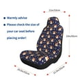 thumbnail image 5 of Salouo Corgi Lying With Moons And Stars Pattern Car Seat Covers,Universal Car Seat Protectors Easy to Install Car Cover Car Accessories Auto/rucks/Van/SUV-1, 5 of 9